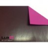 Inpakpapier duo bruin-fuchsia 50cm x 100m