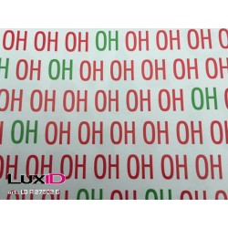 Inpakpapier hohoho rood...