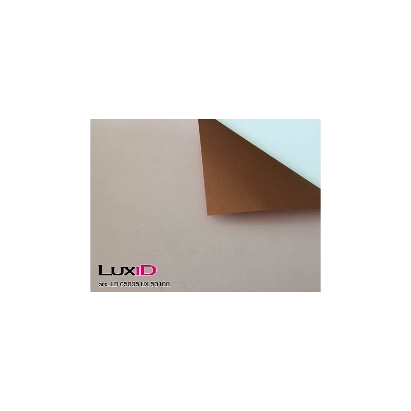 Inpakpapier duo oud rose koper 50cm x 100m