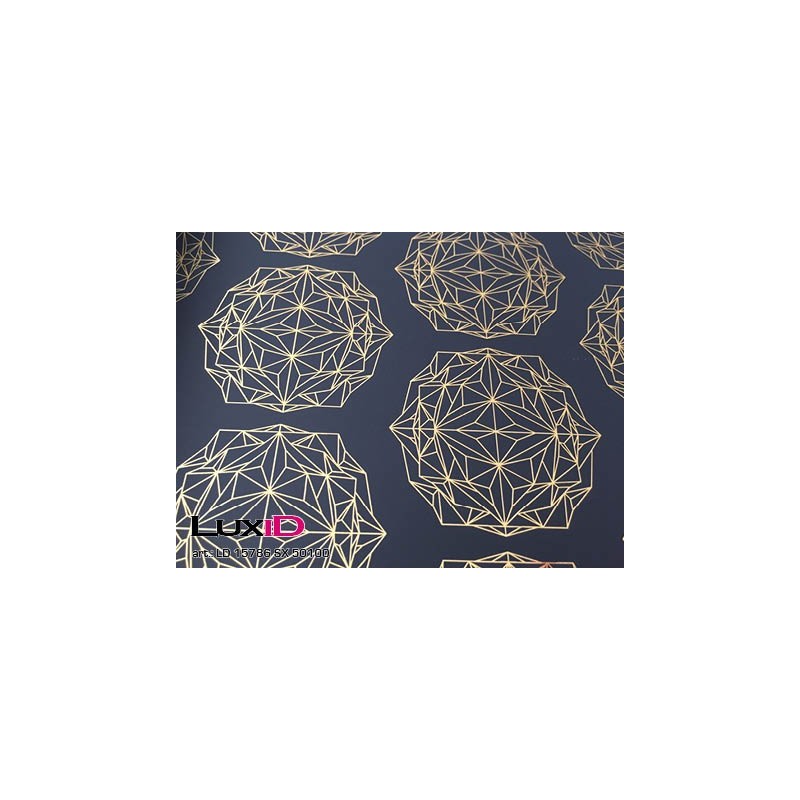 Inpakpapier zwart koper 50cm x 100m