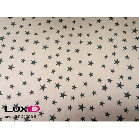 Inpakpapier sterren koper goud 50cm x 100m