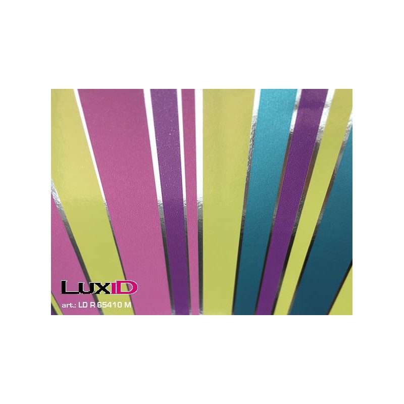 Inpakpapier strepen zomers 50cm x 100m