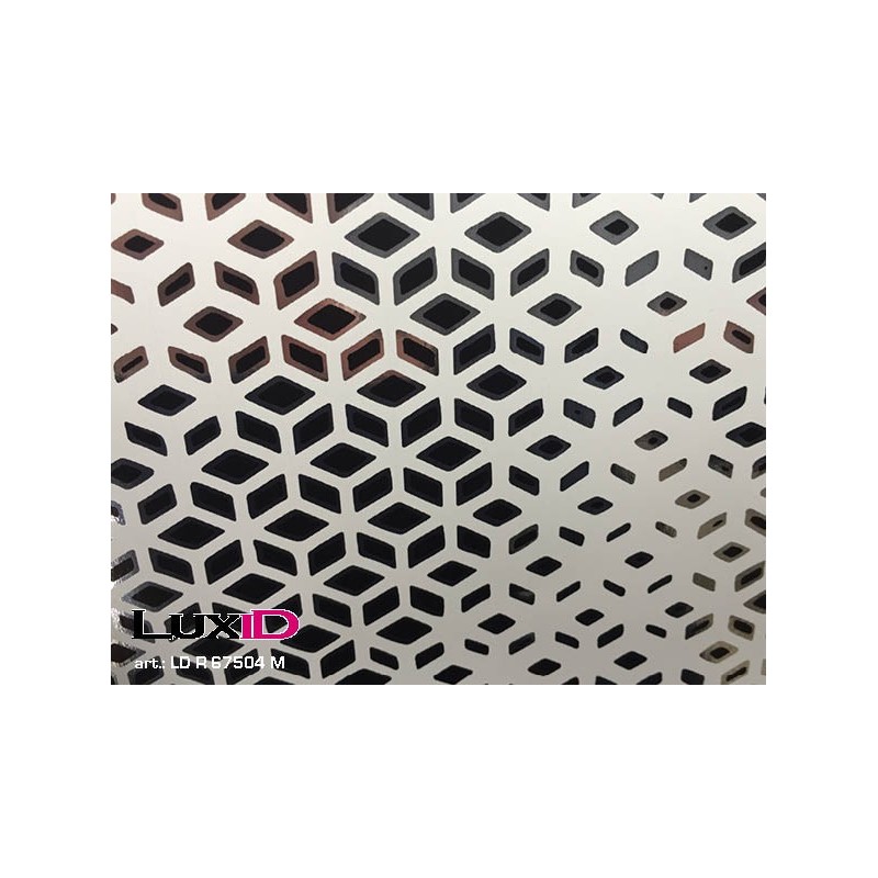 Inpakpapier honing zwart wit 50cm x 100m