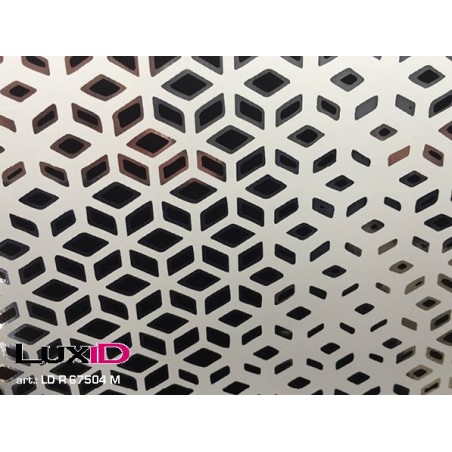 Inpakpapier honing zwart wit 50cm x 100m