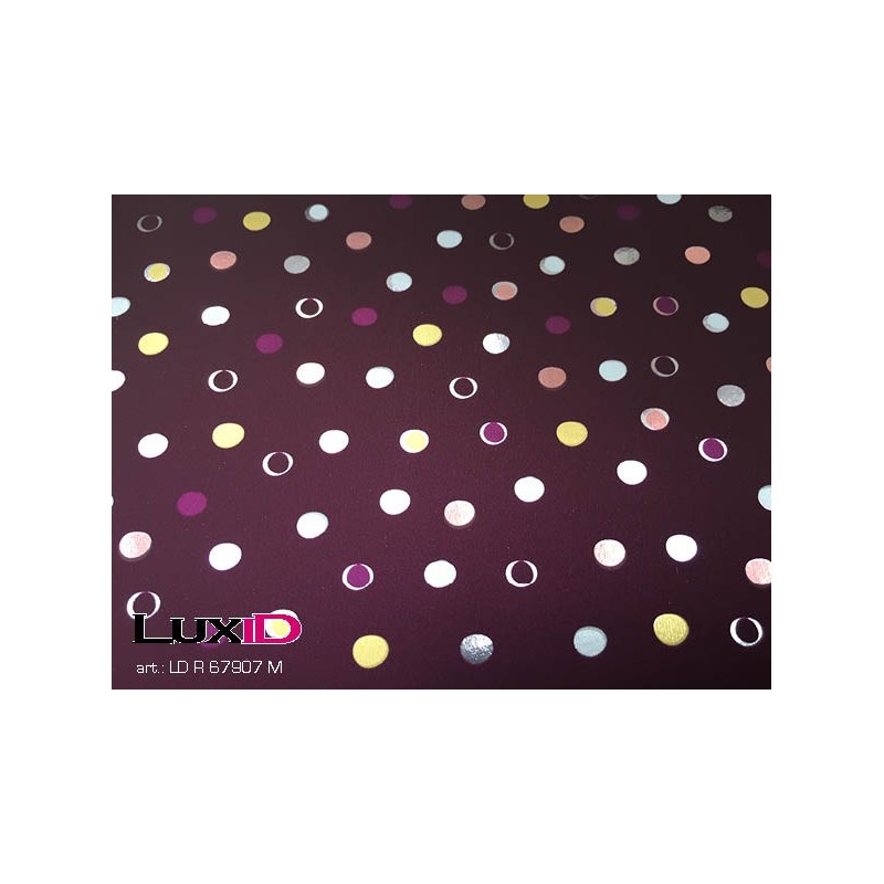 Inpakpapier confetti glitter paars 50cm x 100m