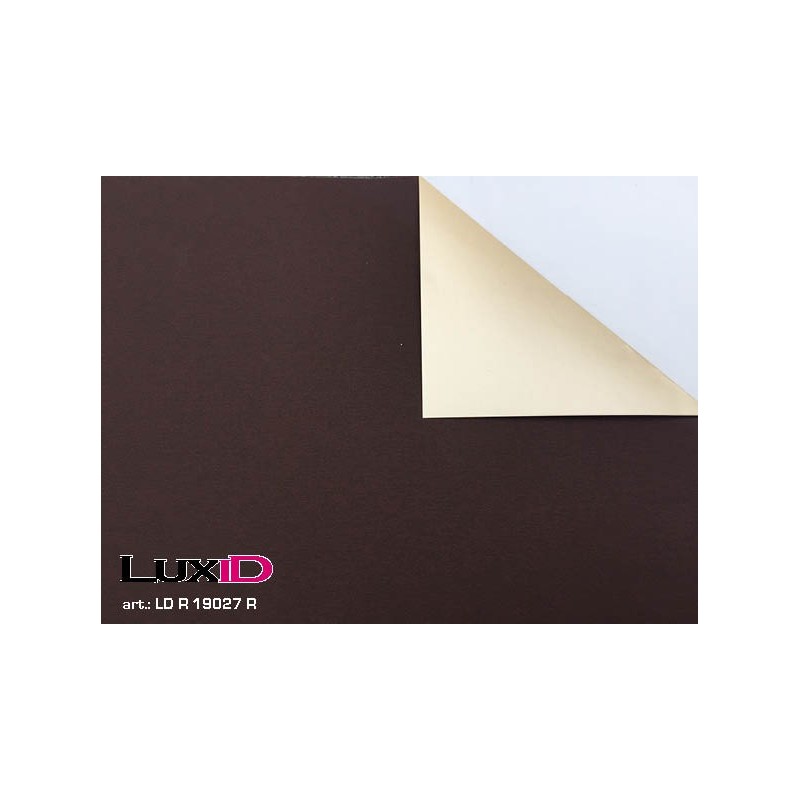 Inpakpapier duo parel bruin-ecru 50cm x 100m