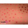 Inpakpapier glinster sterren rood koper  50cm x 100m