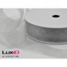 Organza woven edge 806 zilver 25mm x 25m