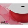 Organza woven edge 308 rood 38mm x 25m