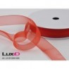 Organza woven edge 306 rood 15mm x 25m