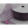 Organza woven edge 407 paars 38mm x 25m