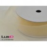 Organza woven edge 802 ecru 38mm x 25m