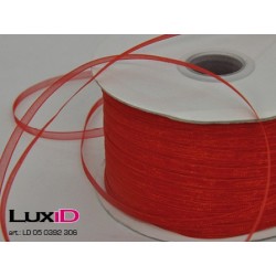 Organza woven edge 306 rood...